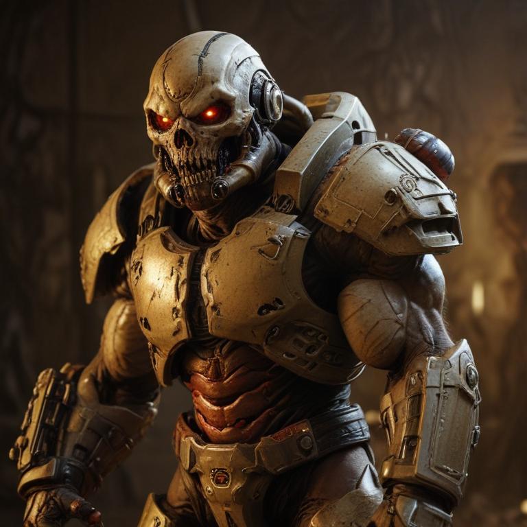 doom - 更多图片 (modelslab_realistic_v2)