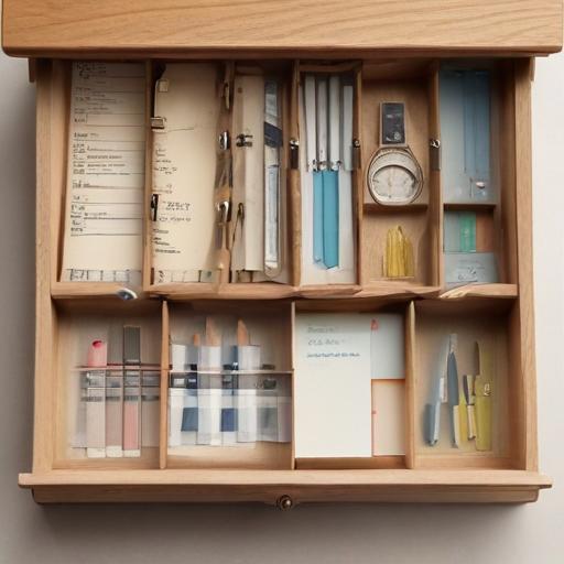 单词“drawer”的助记图片
