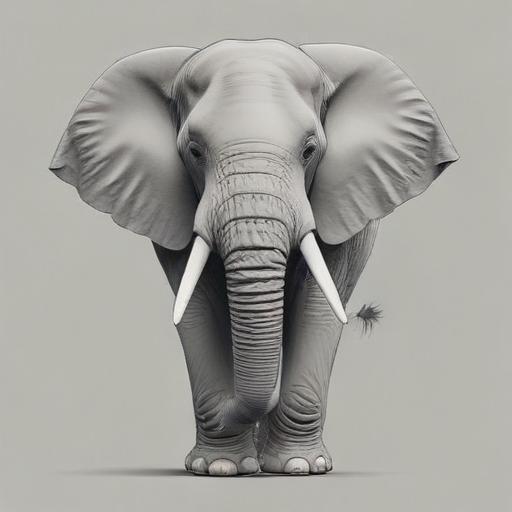 单词“elephant”的助记图片