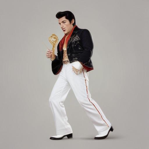 单词“elvis”的助记图片