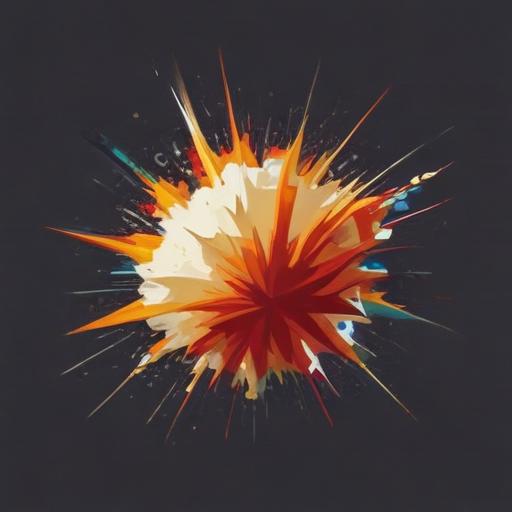 单词“explosion”的助记图片