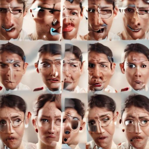 单词“faces”的助记图片