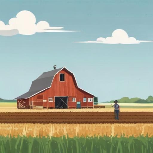 单词“farming”的助记图片