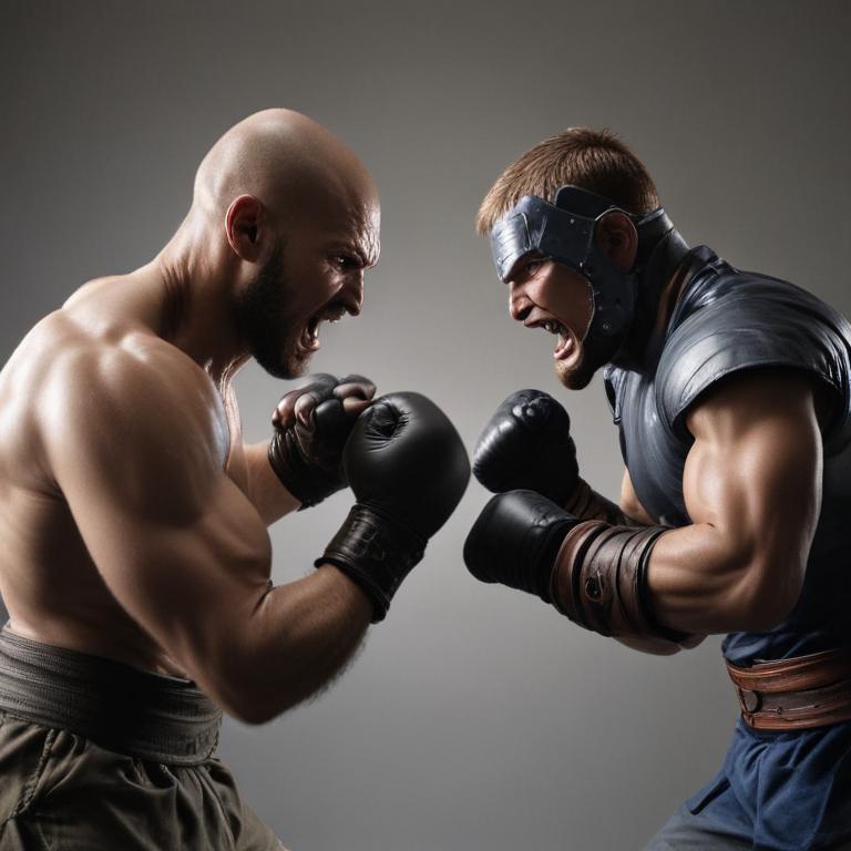fighting - 更多图片 (modelslab_realistic_v2)