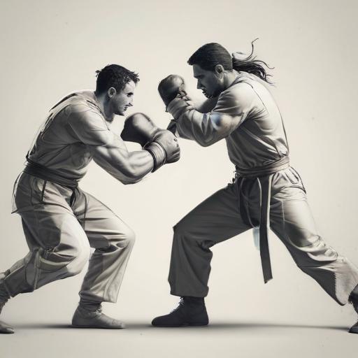 单词“fighting”的助记图片