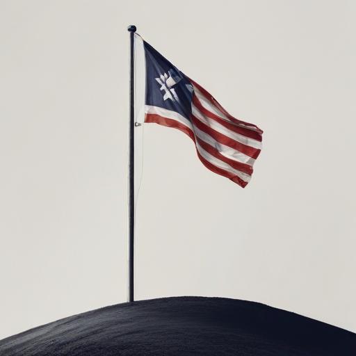 单词“flag”的助记图片