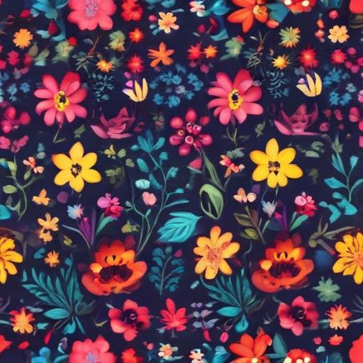 单词“floral”的助记图片