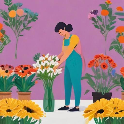 单词“florists”的助记图片