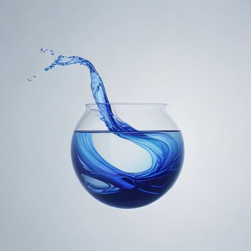 单词“fluid”的助记图片