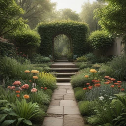 单词“gardens”的助记图片