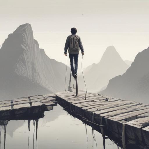 单词“get by”的助记图片