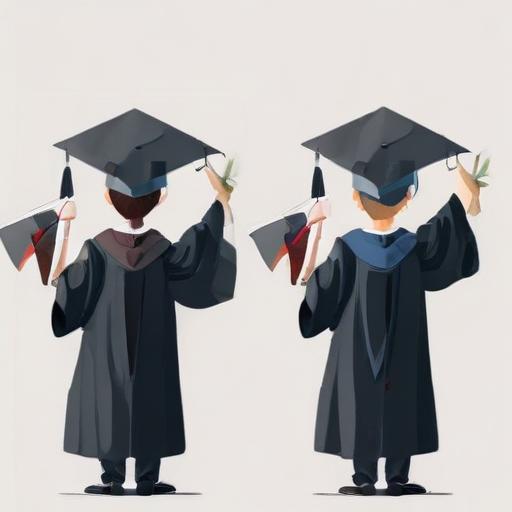 单词“graduated”的助记图片
