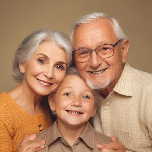 单词“grandparent”的助记图片