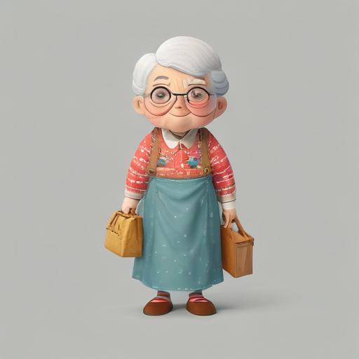单词“granny”的助记图片