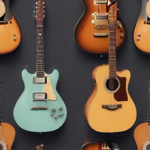 单词“guitars”的助记图片