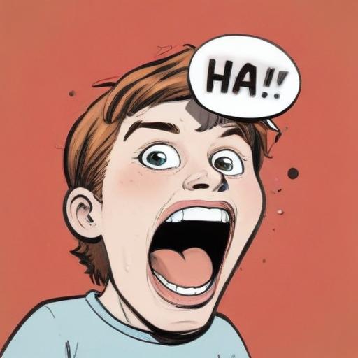 单词“ha”的助记图片