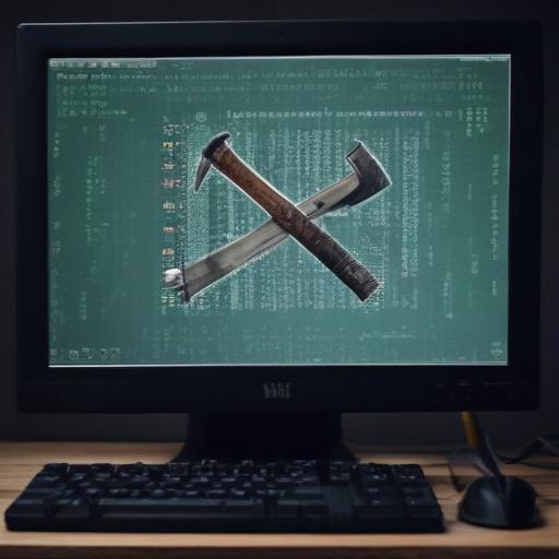 单词“hack”的助记图片