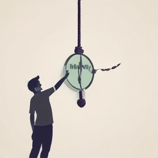 单词“hang on”的助记图片