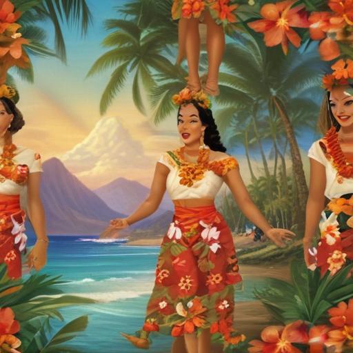 单词“hawaiian”的助记图片