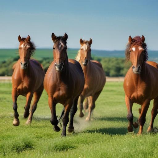 单词“horses”的助记图片