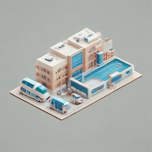 单词“hospitals”的助记图片