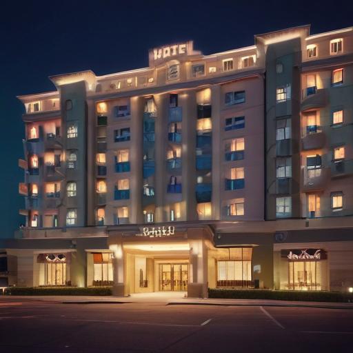 单词“hotel”的助记图片