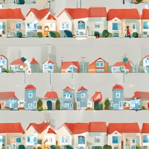 单词“households”的助记图片