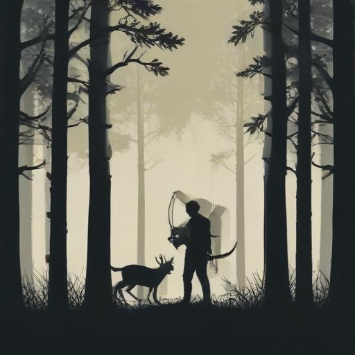 单词“hunting”的助记图片