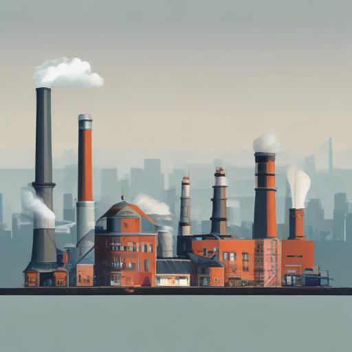 单词“industrial”的助记图片
