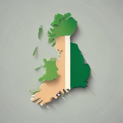单词“ireland”的助记图片