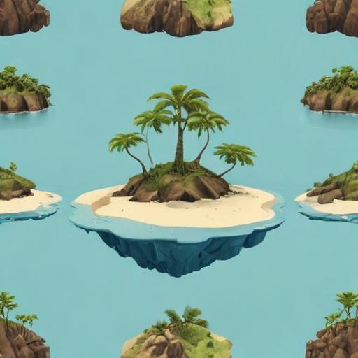 单词“islands”的助记图片