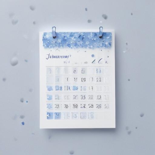 单词“january”的助记图片