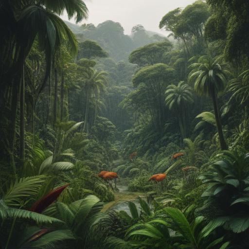 单词“jungle”的助记图片