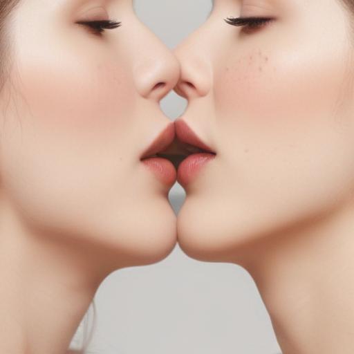 单词“kissing”的助记图片