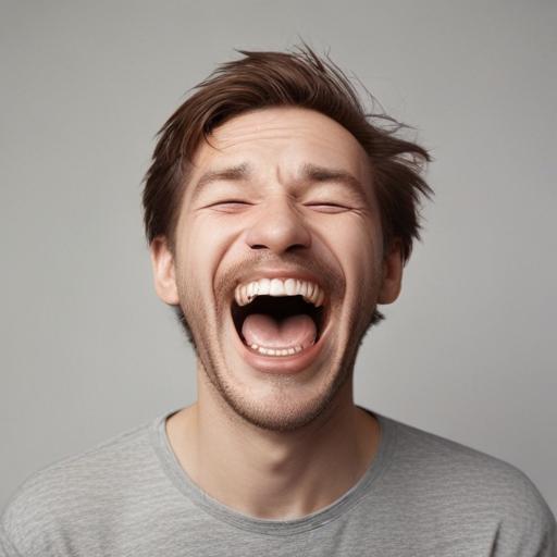 单词“laughing”的助记图片