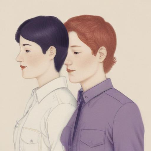 单词“lesbian”的助记图片