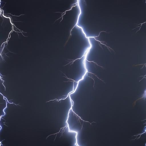单词“lightning”的助记图片