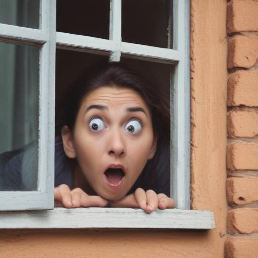 单词“look out”的助记图片
