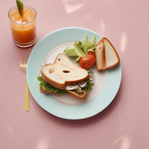 单词“lunch”的助记图片