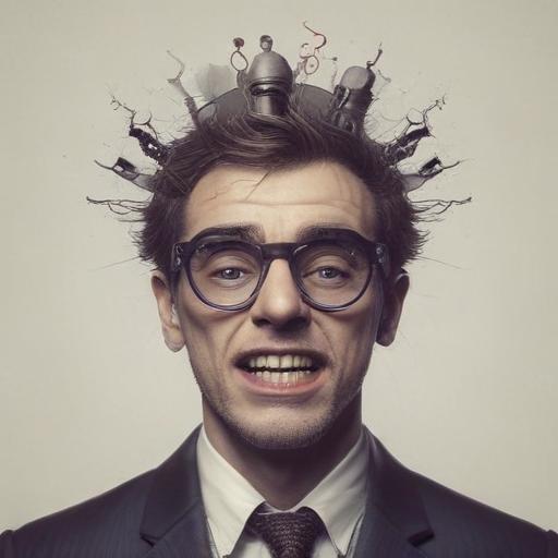 单词“madness”的助记图片