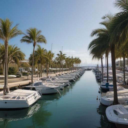 单词“marina”的助记图片