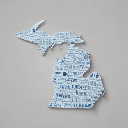 单词“michigan”的助记图片