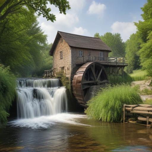 单词“mills”的助记图片