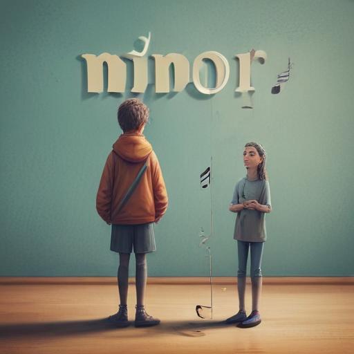 单词“minor”的助记图片