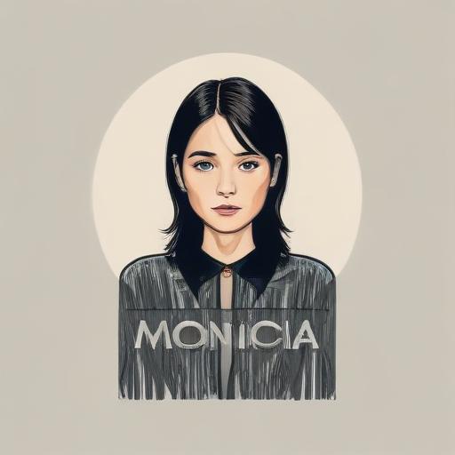 单词“monica”的助记图片