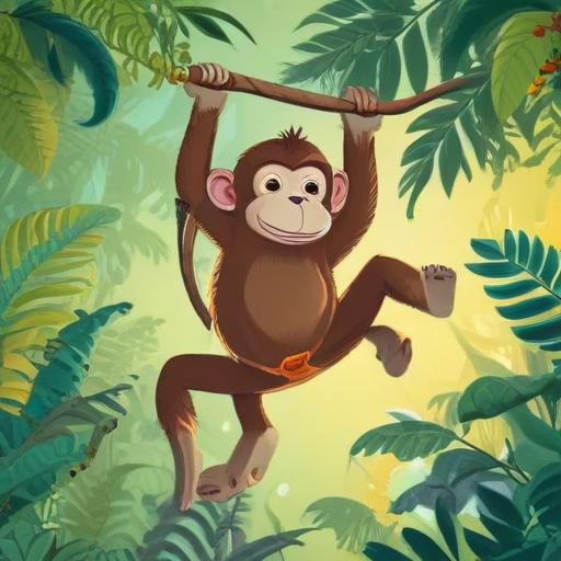 单词“monkey”的助记图片