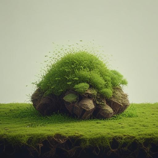 单词“moss”的助记图片