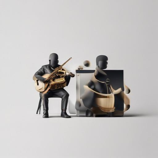 单词“musicians”的助记图片