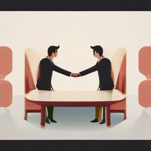 单词“negotiate”的助记图片