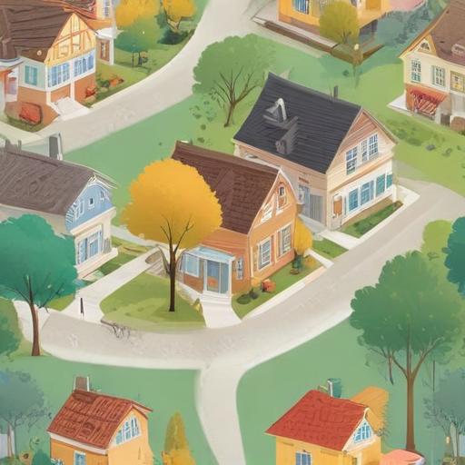 单词“neighbourhood”的助记图片